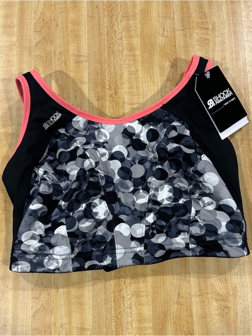 Shock Absorber Women's Black & Pink Sports Bra